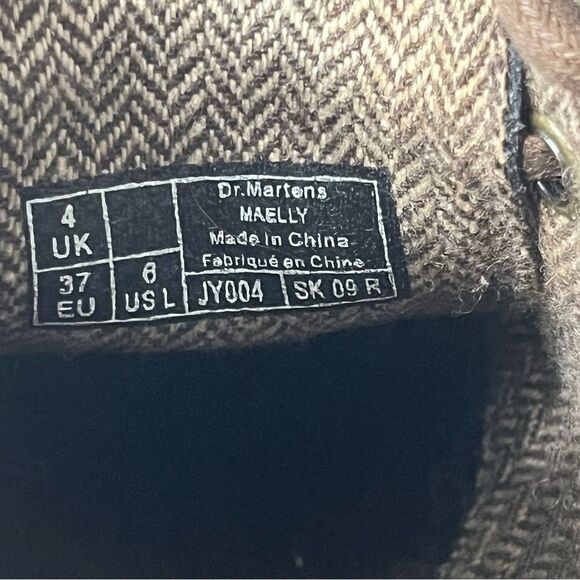 Dr Martens Maelly Air Wair Leather Padded Lace Up Boots Size 6 - Picture 10 of 11